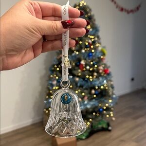 Waterford Crystal Bell with White Ribbon